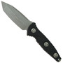 Microtech Socom Alpha Mini T/E Fixed Blade Knife, Apocalyptic Stonewash Standard Blade