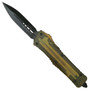 Microtech Custom Ultem Aluminum Combat Troodon T/E, DLC Finished Magnacut Standard Blade