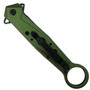 Smith & Wesson Exclusive OD Green M&P Assist Folding Dagger, Black Spear Point, Clip View