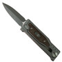Reate Burlap Micarta EXO Mini Gravity Knife, CPM-3V Dagger Blade