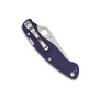 Spyderco Military 2 Dark Blue G10 Folding Knife, CPM-S110V Satin Blade, Clip View