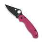 Spyderco Para 3 Pink FRN Folding Knife, Black CTS-BD1N Blade 