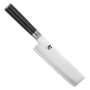 Shun DM0728 Classic Nakiri Knife 6.5" Blade, Pakkawood Handle