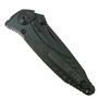 Microtech Carbon Fiber Socom Bravo Folder Knife, DLC Blade, Clip View