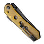CIVIVI Vision FG Bead Blasted Ultem Superlock Folding Knife, Black Reverse Tanto Blade, Clip View