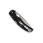 Spyderco Native Chief Lightweight Black FRN Folder Knife, Satin Blade, Clip View