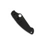 Spyderco Military 2 Compression Lock Black G10 Folding Knife, Black DLC Clip Point Blade, Clip View
