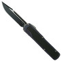 Guardian Tactical Scout 142211 Gray Carbon Fiber Inlay Auto Knife, Two-Tone Clip Point Blade