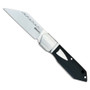 Begg Knives Bullet Train Black G10 Slipjoint Knife, Satin Reverse Tanto Blade