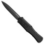 Benchmade Black Claymore OTF Auto Knife, Gray PVD Dagger Blade