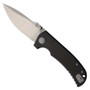 Spartan Blades Field Grade Les George ASTOR Black G10 Carbon Fiber Liner Lock Folding Knife, Stonewash Drop Point Blade