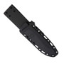 Spartan Blades Machai Professional Grade Green Micarta Fixed Blade Knife, Black Powder Coated Blade, Sheath View