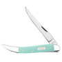 Case Smooth Seafoam Green G10 Texas Toothpick Knife