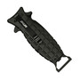 MTech Black Aluminum Grenade Style Spring Assisted Knife, Clip View