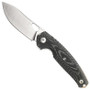 GiantMouse ACE Jagt Black Canvas Micarta Knife, Magnacut Satin