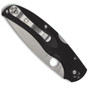Spyderco Native Chief Lightweight Black FRN Folder Knife, SpyderEdge, Clip View