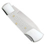 Case XX SparXX Jigged White Synthetic Lockback Knife, Closed View