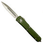 Microtech SCRATCH & DENT  OD Green Ultratech OTF Auto Knife, Stonewash Dagger Blade