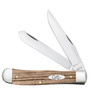 Case XX Natural Zebra Wood Trapper Knife