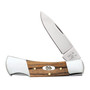 Case XX Smooth Natural Zebra Wood Lockback Knife