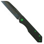 Heretic Knives Toxic Green Jinn Slip Joint Knife, Black Magnacut Blade