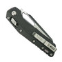 Microtech MSI Tri Grip Black Polymer Folding Knife, Black Blade, Clip View