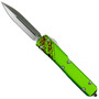  Microtech SCRATCH & DENT Zombie Ultratech OTF Auto Knife, Stonewash Dagger Blade