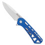 Buck Knives Blue 814 Mini Trace Folder Knife, Drop Point Blade