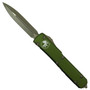 Microtech  SCRATCH & DENT OD Green Ultratech OTF Auto Knife, Bronzed Dagger Blade