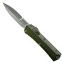 Microtech OD Green Glykon OTF Automatic Knife, Apocalyptic Bayonet