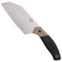 Bear & Son Brown Micarta Black G10 Professional Chopping Fixed Blade Knife, 10 1/8" Stonewash Blade