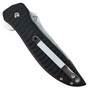 Highwater Knives E10 Estuary Flipper Knife, Modified Tanto Blade, Clip View