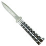 Silver Heavy Duty Butterfly Knife