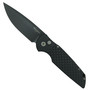 Pro-Tech TR-3X1MC Tactical Response 3 Black Fish Scale Aluminum Auto Knife, Black MagnaCut Blade