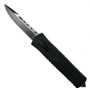 Space Invader OTF Auto Knife, Black Clip Blade