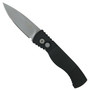 Pro-Tech TR-2 Tactical Response 2 Black Aluminum Auto Knife, Gray DLC MagnaCut Blade
