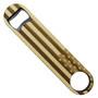 USA Wood Stainless Steel Laser Engraved Bottle Opener, Reverse View