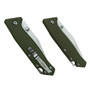 Bear Edge Limited Edition OD Green Folding Knife, Set of 2 in Gift Tin, Clip View