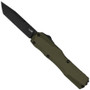 Kershaw Livewire Olive Green OTF Auto Knife, Black MagnaCut Tanto Blade