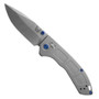 Benchmade Gray Titanium Mini Narrows AXIS Lock Folder, Satin Drop Point Blade