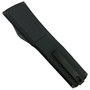 Axial Shift Black Aluminum G10 Inlay OTF Knife, Black DLC MagnaCut Clip Point Blade, Clip View