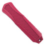 Pygmy OTF Pink Automatic Knife, Two-Tone Blade, Clip View