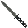 Benchmade SOCP Black G10 Fixed Blade Knife, Black Double Edge Dagger Blade