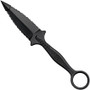 Cold Steel FGX Ring Dagger Fixed Blade Knife, Black Blade