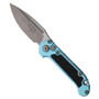 Microtech Gen III Turquoise LUDT Auto Knife, Apocalyptic Blade (MT1135-10APTQ)