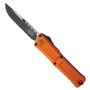 Microtech Gen III Orange Combat Troodon OTF Auto Knife, Black Blade