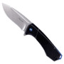 Buck 713 Black Ruckus Frame Lock Knife, Stonewash Blade