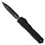 Microtech ZBP Ultratech OTF Auto Knife, Black Dagger Blade