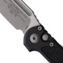 Microtech Gen III Black LUDT Auto Knife, Apocalyptic Blade, Close Up