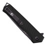 Tekto Black G10 Alpha Folder, Black Drop Point Blade, Closed View
